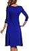 Maternity Womens Ma Long Maternity Dress Breastfeeding(Royal Blue,Medium)
