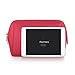 CHICECO Large Makeup Bag Toiletry Bag for Women Skincare Cosmetic Pouch - Rose Red