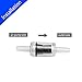Jardin 5-Piece Plastic One Way Aquarium Fish Tank Air Check Valves, Clear/Black