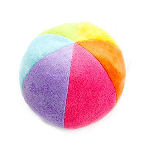 ZaH Baby Balls Rainbow Rattle Toy Small Colorful Plush Ball for Newborn Infant Toddler (Toys for 0 to 36 Months)