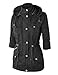 MBJ WJC643 Womens Pop of Color Parka Jacket M BLACK