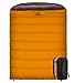 TETON Sports 2-Person Mammoth 0 Degree Double Winter Sleeping Bag - Queen-Size Cold-Weather Sleeping Bag with Full-Length Zippers - Double-Layer Camping Accessory for Tent Campers, 0˚F, Orange Taffeta