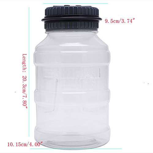 Hacloser US Coin Saving Money Bank Automatic Counting Clear Digital Electronic Piggy Bank Box Jar