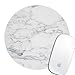 Royal Up Personalized Marble Office Desktop or Gaming Cloth Surface Natural Rubber Round Mouse Pad (7.87x 7.87 x0.08 Inch) for Mac and Windows