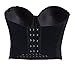 Charmian Women's Punk Rhinestone Push Up Bra Clubwear Party Bustier Crop Top