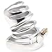 Device Bōñdāgē Cage Toy Men Stainless Steel Cǒck Cage Lock Ring Protective Device Hypoallergenic Silver T-Shirt Belt – Private Package Anti-Off Lock Ring (Size : 40mm)thumb 4