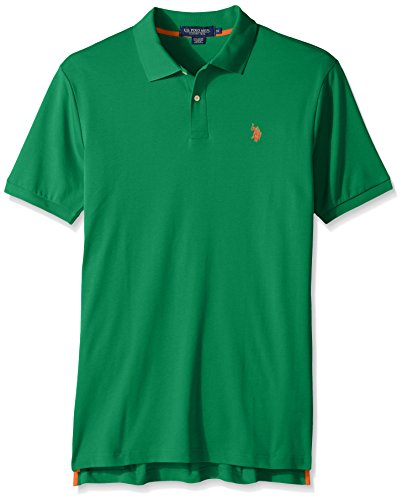 U.s. polo assn. men s solid interlock short-sleeve polo…