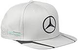 Mercedes Benz Petronas AMG Formula 1 Lewis Hamilton Gray Flat Brim Hat Cap