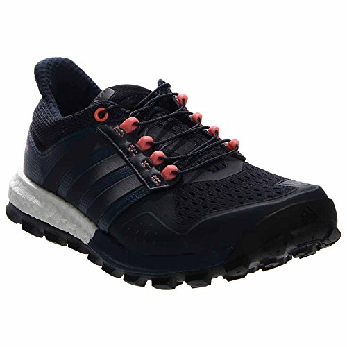 Adidas Adistar Raven Boost Womens Running Shoe 9.5 Mineral Blue-Night Navy-Sun Glow