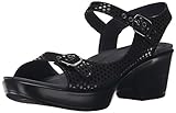 Dansko Women's Joanie Black Dots Wedge Sandal