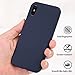 Liquid Silicone Case Compatible with iPhone Xs Max 6.5 inch (2018) Navy Blue