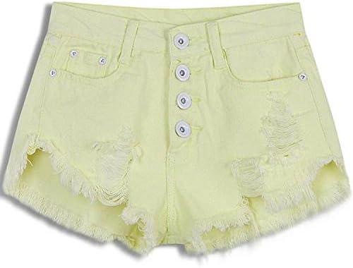 Amazon ノーブランド ショートパンツ レディース 夏 デニム 短パン ダメージ加工 トレロ ハイウエスト スリム 着やせ セクシー デニム ショーパン 白 黒 ブルー ショートパンツ 通販