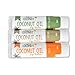 USDA Organic Coconut Oil + Beeswax Lip Balm with Vitamin E from The Crafted Coconut | 100% Natural Chapstick to Moisturize Dry and Chapped Lips | Great for Kids | Variety Pack of 3 Assorted Flavors