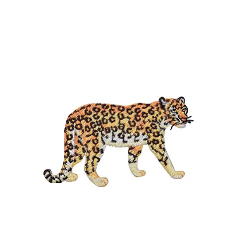 Leopard Iron on Embroidered Patch