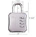 SEPOX Resettable Combination Travel Padlock,Luggage Padock, 4 Digit Combination Padlock for Suitcase, Travel Bag, and Gym Lockers, Filing Cabinets, Toolbox, Case,Pack of 2