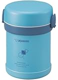 Zojirushi SL-MEE07AB Ms.Bento Stainless Lunch Jar, Aqua Blue