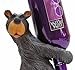 Willie Black Bear Wine Bottle Holder, 9-inch