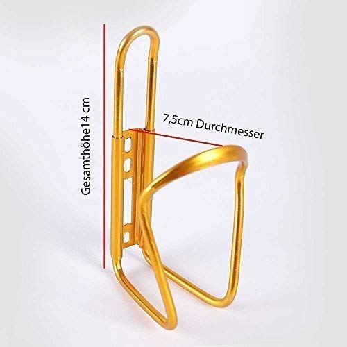 Aluminium Bottle Cage Bottle Holder Bicycle Drink Holder Bicycle Can Holder F3 Gold