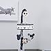 Disney Mickey Mouse Hello World Star/Icon Nursery Crib Musical Mobile, Navy, White, Grey