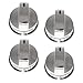 EBZ37189611(4 Pack) & EBZ37189609(1 Pack) Super Boil Knob Burner Range Control Knob Kit for LG Range Oven Gas Stove Knob Only Fits for LG LRG30355ST, LRG30357ST, LRG30855ST Gas Range