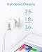 Anker Quick Charge 3.0 43.5W 4-Port USB Wall Charger, PowerPort Speed 4 for Galaxy S9/S8/edge/plus, Note 8/7, LG G6/G5, HTC, Nexus 9, with PowerIQ for iPhone XS/Max/XR/X/8/Plus, iPad, and More
