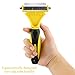 Rosmax Pet Dematting Comb,Grooming Brush Tool for Dogs and Cats,2 Sided Steel Rake Brush for Small Medium and Large Breeds with Medium and Long Hair,Removes Undercoat Mats Tangles