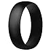 ThunderFit Unisex Silicone Wedding Rings, Rubber Engagement Bands 6mm Wide 1.65mm Thick - 1/2/3/4/5/6/7 Variety Multipack (Pack B - Size 7.5-8 (18.20mm))