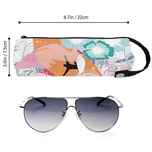 Flowers Surfboard Pencil Case Big Capacity Zipper Pen Pencil Pouch Students Stationery Cosmetic Makeup Bag for School Office - Thumbnail 3