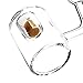 Drand New Decoration 90 Degrees 4MM Thick Flat top Quartz Handmade Accessories Suit (14mm Male) (Yellow) (Blue) (Yellow)