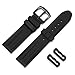 TenCloud 10-Pack Replacement Black Silicone Secure Band Holders Keepers Fasteners Loop for Garmin Forerunner 225 Watch