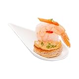 Bagasse Teardrop Tasting Spoon, Hors d’oeuvre - Durable All Natural, Biodegradable, Disposable Material - 100ct Box - Restaurantware