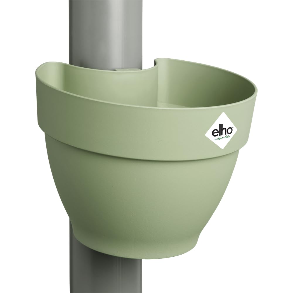 elho Vibia Campana Drainpipe Clicker 40 - Flower Pot for Outdoor - Ø 21.6 x H 16.3 cm - Green/Pistachio Green — image 1