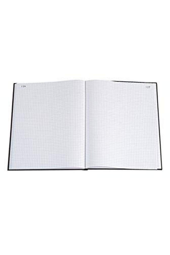 Exacompta - Ref 412E - Accounting Hard Cover Book (200 Pages) - A4 (210 x 297mm) in Size, Squared Rulings, 110gsm Paper - Numbered Pages to Avoid Tampering