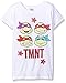 Teenage Mutant Ninja Turtles Big Girls' T-Shirt Shirt, White TMNT, Medium-8/10