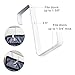 Door Shoe Rack from Unjumbly, Over the Door Shoe Organizer with 22 Large See-Through Mesh Pockets, including 2 Jumbo Sized Pockets, Complete with 4 Reversible Metal Over the Door Hooks