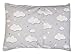 Toddler Pillowcase, 2 pack- Premium Cotton Flannel, SOFT & BREATHABLE, toddler pillowcase 13x18, Clouds