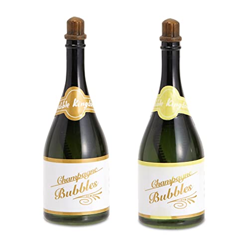 108 Count Small Wedding Bubbles for Guests, Mini Champagne Bottle