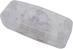 110-250V 2A ON/Off Inline Switch Two-Wire Control Transparent in Line Table Lamp Desk Light Cord Cable Switch On Off On Switc