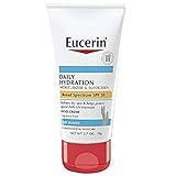 Eucerin Daily Hydration Moisturizer Sunscreen Hand Creme SPF 30, 2.7 Oz (Pack of 2)