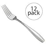 Pekky Stainless Steel Dinner Fork Set, 7.8-INCH, Set of 12