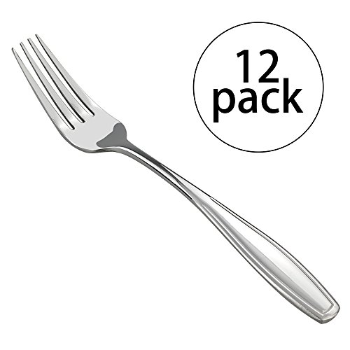 Pekky Stainless Steel Dinner Fork Set, Set of 12