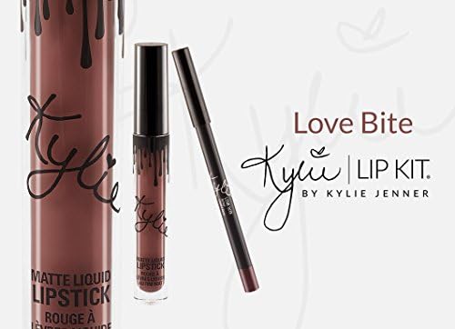 Kylie Matte Liquid Lip Kit (Lipstick+ Lip Liner) (Love Bite)