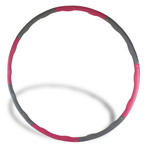 The Friendly Swede 2.65 lbs Weighted Core Toning Fitness Exercise Hula Hoop, 40" diameter