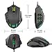 Redragon Impact RGB LED MMO Mouse with Side Buttons Laser Wired Gaming Mouse with 12,400DPI, High Precision, 18 Programmable Mouse Buttonsthumb 2
