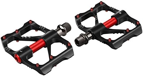 Oxygentle Mountain Bicycle Pedals, 9/16" Screw Lightweight Aluminum CNC Sealed Bearing Road Bike Pedal Cycling Pedals BMX MTB