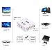 AV to HDMI, GANA 1080P Mini RCA Composite CVBS AV to HDMI Video Audio Converter Adapter Supporting PAL/NTSC with USB Charge Cable for PC Laptop Xbox PS4 PS3 TV STB VHS VCR Camera DVD