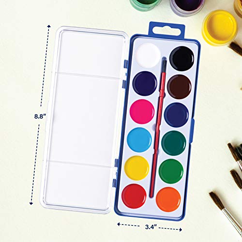 Neliblu Water color Paint Set for Kids Bulk Watercolor Paint Set of