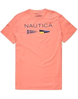 Mens Nautica Flags Tee