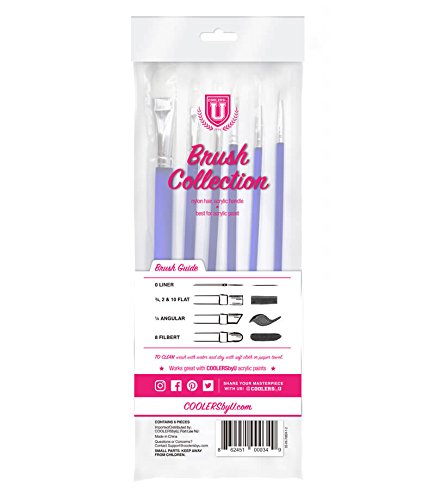 COOLERSbyU Acrylic Paint Brush Collection