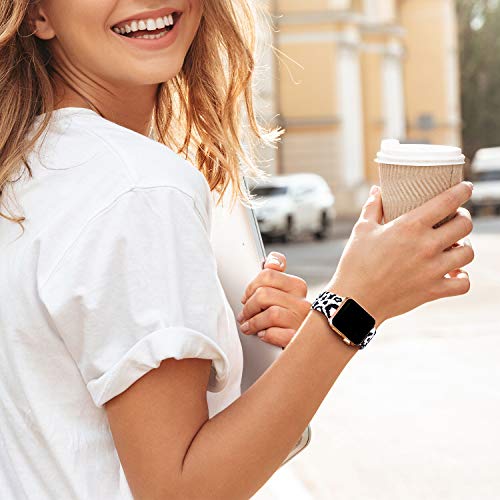 image for Haveda Floral Bands Compatible with Apple Watch 44mm Series 4 42mm Ser